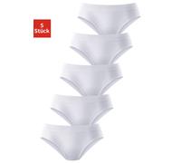 Hüftslip PETITE FLEUR, Damen, Gr. 54, weiß, Obermaterial: 95% Baumwolle, 5% Elasthan, körpernah, Unterhosen, aus elastischer Baumwoll-Qualität (281234-54) weiß
