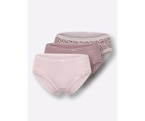Hüftslip SLOGGI, Damen, Gr. 36, 3 Stk., farbig, sortiert, 95% Baumwolle, 5% Elasthan, Unterhosen (38155842-36) farbig, sortiert