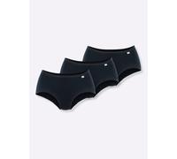 Hüftslip SPEIDEL, Damen, Gr. 44, 3 Stk., schwarz, 95% Baumwolle, 5% Elasthan, Unterhosen (89829644-44) schwarz