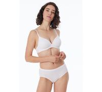 Schiesser Hüftslip 48, 2 St. weiß Damen Slips Wäsche Unterhosen 48, 2 St. weiß