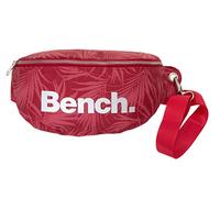 Hüfttasche Damen Mädchen Bauchtasche Bench Hip Bag Glam Wimmerl Crossbag Gürteltasche Outdoor 64168 Auswahl + Schlüsselmäppchen (Red Palm 0300)