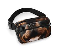 Hüfttasche für Damen, Umhängetasche, coole Rottweiler-Hundekunst-Gürteltasche, Reißverschlusstaschen, verstellbarer Riemen, Hüfttasche für Reisen, Radfahren, Laufen, Wandern, Stil, 20 x 13 cm, Stil:,