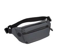Hüfttasche Männer Gürtel Tasche Brust Pack Männlichen wasserdichte Taille Outdoor Sport Fanny männer Reisetaschen(Grey)