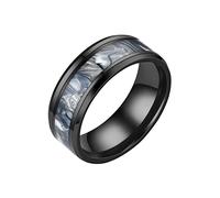 Hühneraugen Ringe MM Edelstahl Regenbogen Farbe Sandgestrahlte Ringe Ehering Ringe Für Frauen Ringe Für Männer Mattierte Ringe Geometrie Ringe Größe 6 bis 13 Ringelblumenöl Kaltgepresst (Blue, 13)
