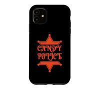 Hülle für iPhone 11 Candy Police Lustiges Halloween-Party-Kostüm Eltern Mama Papa