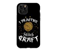 Hülle für iPhone 11 Pro I Practice Stitch Craft - Yarn Knitting - Knitter's Gift