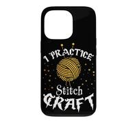 Hülle für iPhone 13 Pro I Practice Stitch Craft - Yarn Knitting - Knitter's Gift