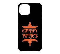Hülle für iPhone 15 Candy Police Lustiges Halloween-Party-Kostüm Eltern Mama Papa