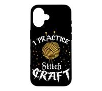 Hülle für iPhone 16 I Practice Stitch Craft - Yarn Knitting - Knitter's Gift