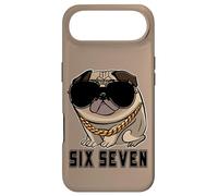 Hülle für iPhone Air Cool Boss Retro Sonnenbrille Gen Alpha Pug Meme Six Seven Dog