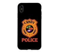 Hülle für iPhone XS Max Candy Police Lustiges Halloween-Party-Kostüm Eltern Mama Papa