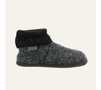 Hüttenschuh aus 100% Schurwolle Wool Venture High für Damen & Herren in 4 Farben | Farbe grau schwarz Größe 38 38