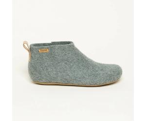 Hüttenschuh Magicfelt 743 Merino-Filzhausschuh Hausschuh Pantoffeln Farbe Grau Größe 37 grey 37