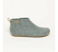 Hüttenschuh Magicfelt 743 Merino-Filzhausschuh Hausschuh Pantoffeln Farbe Grau Größe 40 grey 40