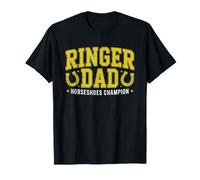 Hufeisen Wurf Papa Ringer Werfer Hinterhof Champion T-Shirt