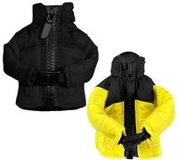 HUFENYU 2 Stück Daunenjacke-Schlüsselanhänger, Mini-Daunenmantel, Cooler Mini-Jacken-Schlüsselanhänger mit Reißverschluss, 3D-Anhänger, Schlüsselanhänger, Geschenk for Männer, Papa, Freund