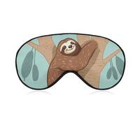 Hug Tree Faultier-Schlafmaske, Augenmaske, Augenmasken für Schlafmasken für Damen und Herren, Reiseaugenmaske, verstellbare Schlafmaske, Schlafmaske, Verdunkelung, niedliche Schlafmaske