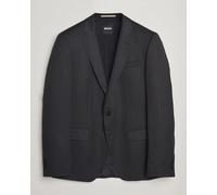 Huge Slim Fit Wool Blazer Black Schwarz 50