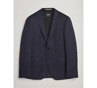 Huge Slim Fit Wool Blazer Dark Blue Blau 50