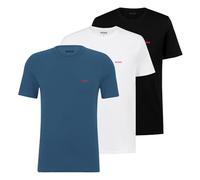T-Shirt HUGO UNDERWEAR "RN TRIPL", Herren, Gr. L, lila (open miscellaneous 965), Jersey, Obermaterial: 100% Baumwolle, Basic, regular fit, Rundhals, Kurzarm eingesetzt normaler Saum, Shirts, mit Rundh
