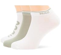 Sneakersocken HUGO UNDERWEAR "3P AS LOGO CC", Herren, Gr. 43-46, light, pastel grün 337, Baumwollmischung, Socken Sneakersocken, mit Logodetails (27134939-43) light, pastel grün 337