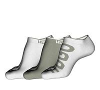 Sneakersocken HUGO UNDERWEAR "3P AS LOGO CC", Herren, Gr. 39-42, light, pastel grün 337, Baumwollmischung, Socken Sneakersocken, mit Logodetails (27134939-39) light, pastel grün 337