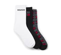 HUGO Socken aus Baumwoll-Mix im 3er-Pack Modell 'VALENTINE' in Rot, Größe 43-46