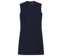 HUGO A-Linien-Kleid mit Logo-Schleife - Style Kanine, 50571635 Dunkelblau 40