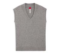 HUGO Ärmelloser Pullover aus Woll-Mix - Style Sliege, 50554059 Hellgrau L