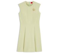 HUGO Ärmelloses Kleid mit goldfarbener Blumen-Brosche - Style Kilandi, 50558314 Hellgrün 34