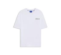 HUGO All-gender T-Shirt aus Baumwoll-Jersey mit Logo-Prints - Style Nyrotee, 50549769 Weiß M