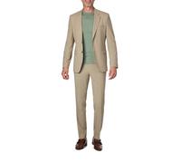 HUGO Anzug Herren Extra Slim Fit Woll-Stretch beige, 50