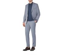 HUGO Anzug Herren Extra Slim Fit Woll-Stretch violett, 50