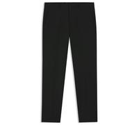 HUGO Anzughose HESTEN – Slim Fit, Woll-Mix, Schwarz, Größe 54
