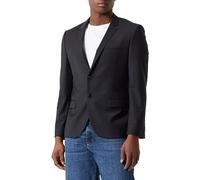 HUGO Sakko Herren Extra Slim Fit Reverskragen Schurwoll-Stretch schwarz, 106