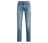 Slim-fit-Jeans HUGO BLUE "Ash", Herren, Gr. 32, Länge 32, blau (medium blau425), Denim/Jeans, Obermaterial: 99% Baumwolle, 1% Elasthan, unifarben, slim fit lang, Jeans, mit Stone-washed-Finish (900708