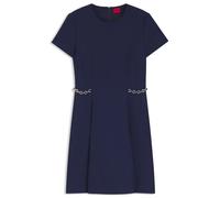 HUGO Ausgestelltes Kleid mit Ketten-Details - Style Kaelyn, 50564798 Blau 40