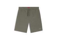 HUGO Pyjama-Shorts mit Waffelstruktur und Logo-Stickerei - Style Austin Shorts, 50532023 Grün S