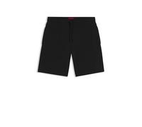 HUGO Pyjama-Shorts mit Waffelstruktur und Logo-Stickerei - Style Austin Shorts, 50532023 Schwarz XL