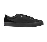 Sneaker HUGO BLUE "B-cross", Damen, Gr. 41, schwarz, Nubuklederimitat, Textil, unifarben, Schuhe Sneaker, Schnürschuh, Halbschuh, Plateausneaker mit gep. Schaftrand (91379961-41) schwarz