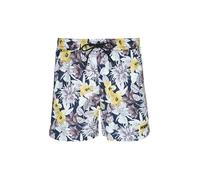 HUGO Schnell trocknende Badeshorts mit Allover-Print - Style CALALA, 50510061 Hellgelb L