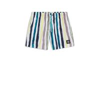 HUGO Badeshorts mit Streifen-Print aus schnell trocknendem Gewebe - Style DINO, 50561219 Gemustert M