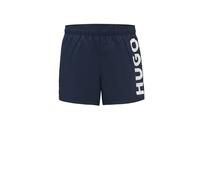 HUGO Schnell trocknende Badeshorts mit Logo-Print - Style ABAS, 50513979 Dunkelblau XL