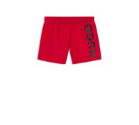 HUGO Badeshorts mit vertikalem Logo-Print - Style ABAS, 50513979 Rot XL
