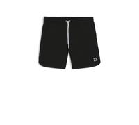 HUGO Badeshorts mit Waffelstruktur und gesticktem Stack-Logo - Style CHAFFLE SWIMTRUNK, 50540152 Schwarz S