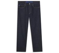 Weite Jeans HUGO "Nate", Herren, Gr. 34, Länge 34, dunkelblau403, Denim/Jeans, Obermaterial: 100% Baumwolle, unifarben, weit lang, Jeans, Baggy Fit, reine Baumwolle (63032766-34) dunkelblau403