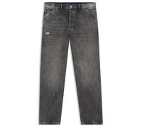 HUGO Baggy-Fit Jeans in Schwarz mit Carpenter-Details - Style Carpenter/1, 50563335 Grau 32/32