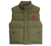 HUGO Leichte Steppweste mit rotem Logo-Detail - Style Baltino2642, 50567098 Olive XL
