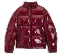HUGO Glänzende wasserabweisende Steppjacke mit tonalem Logo - Style Baltos2641, 50574159 Dunkelrot M