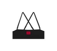 HUGO Bandeau-Bikinitop mit Logo-Label - Style RED LABEL BANDEAU, 50545483 Schwarz S